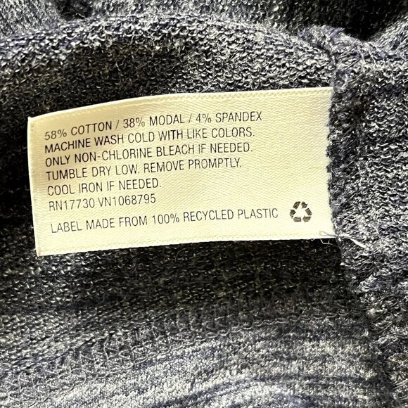 Merona Grey Cowl Neck Turtleneck Shirt Size XS - Picture 4 of 4